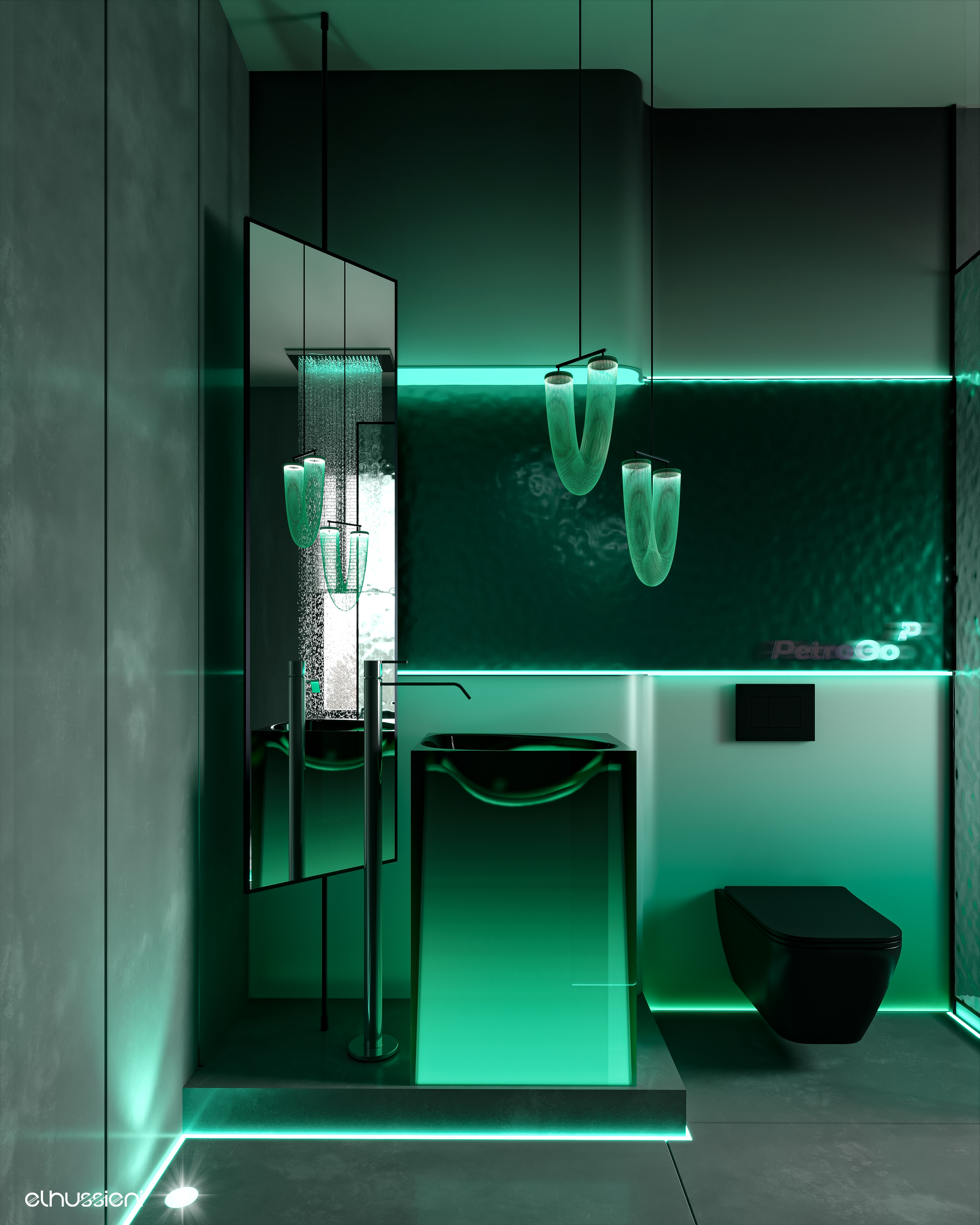 高科技奢华浴室

注：Lu·ury可能是拼写错误，推测正确的是Luxury  丨美国-6