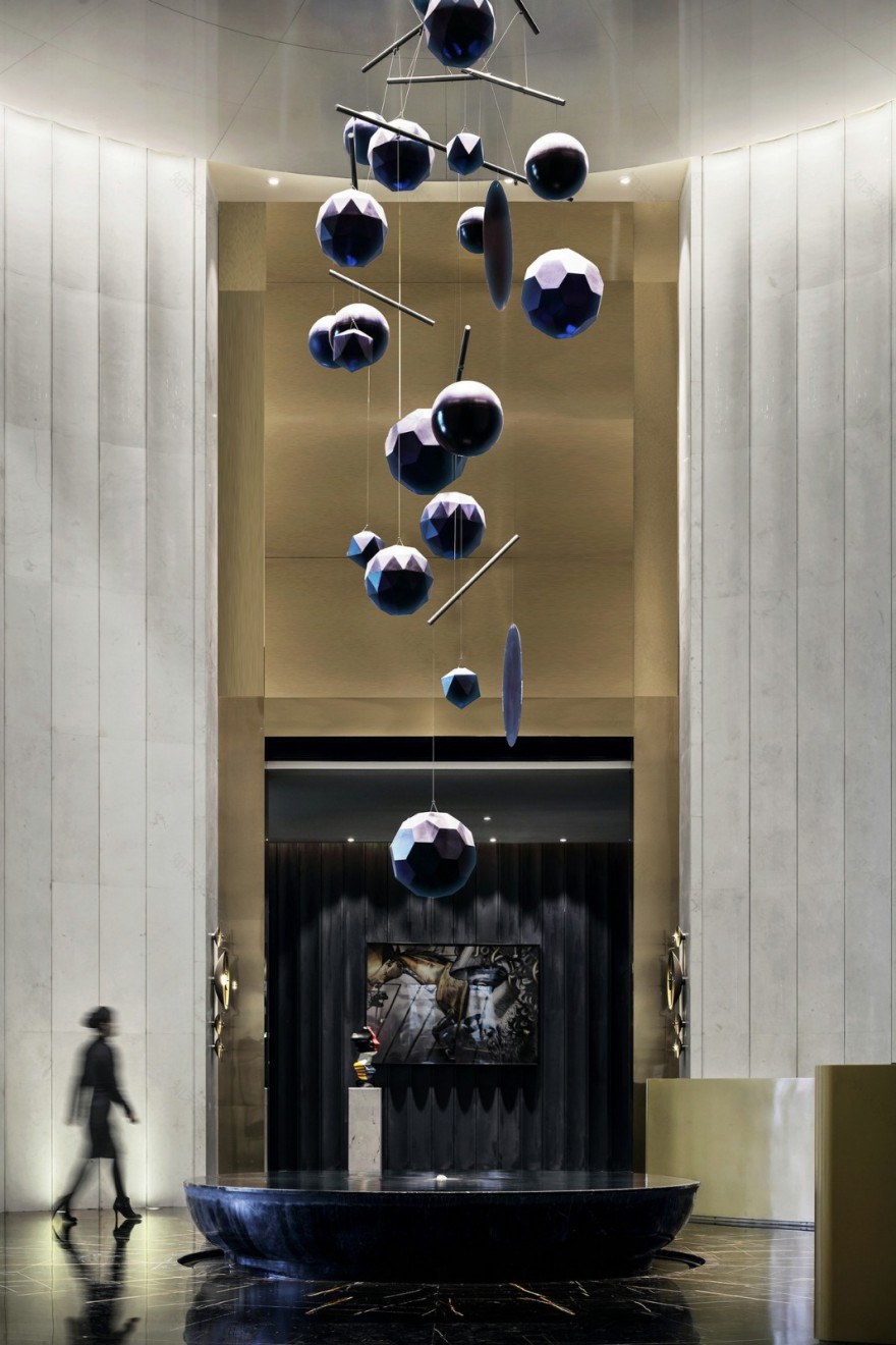 西安万科·大都会销售中心——玩味艺术在戏剧感空间的极致演绎 壹方设计-10