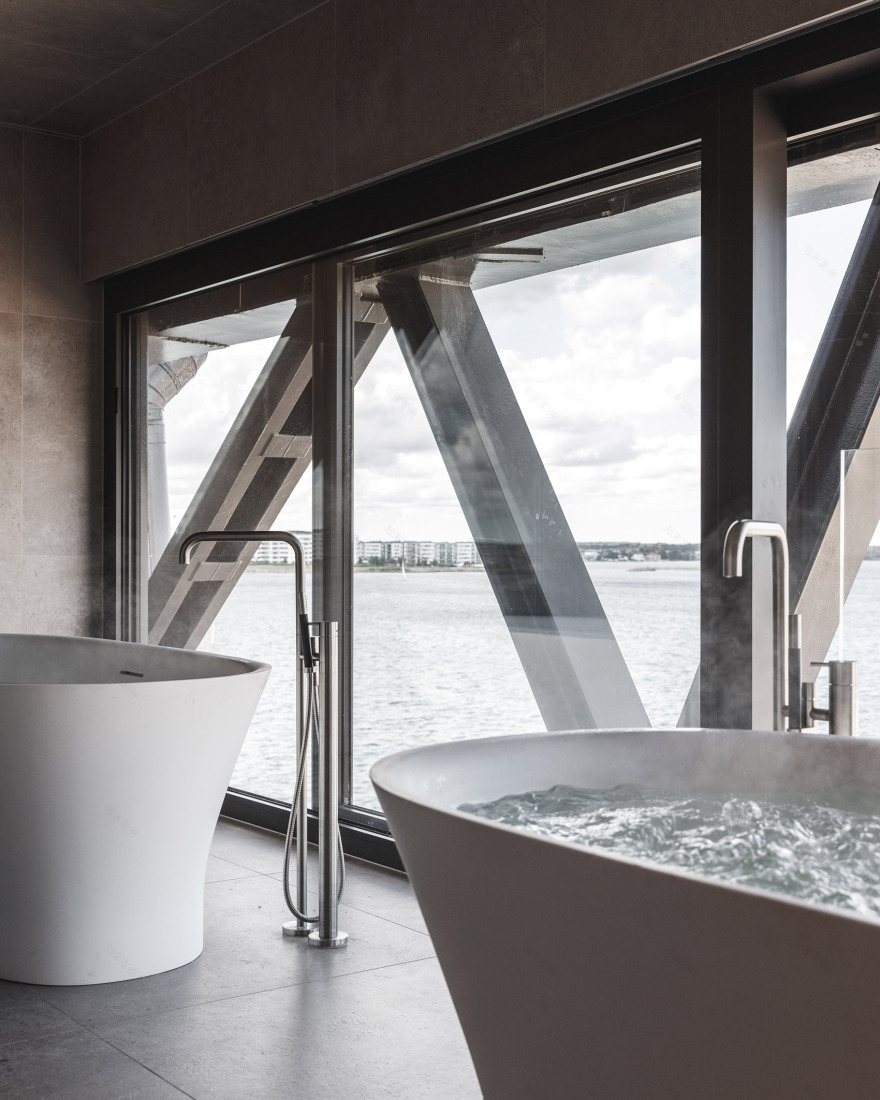 好赞!港口起重机改造为奢侈酒店:THE KRANE,哥本哈根 / Arcgency -132