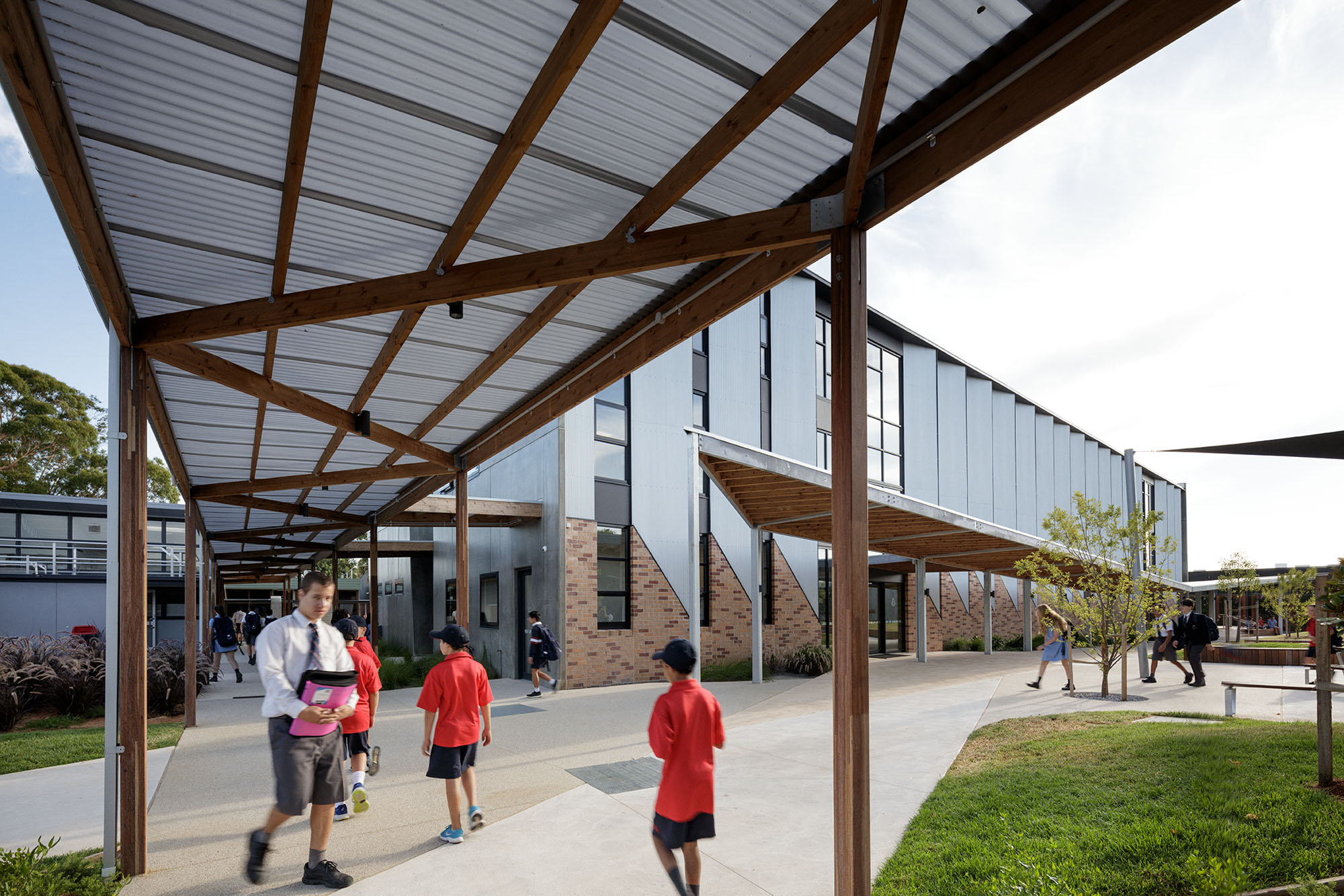 墨尔本 McKinnon 高中多功能学习中心丨澳大利亚墨尔本丨H2o Architects-15