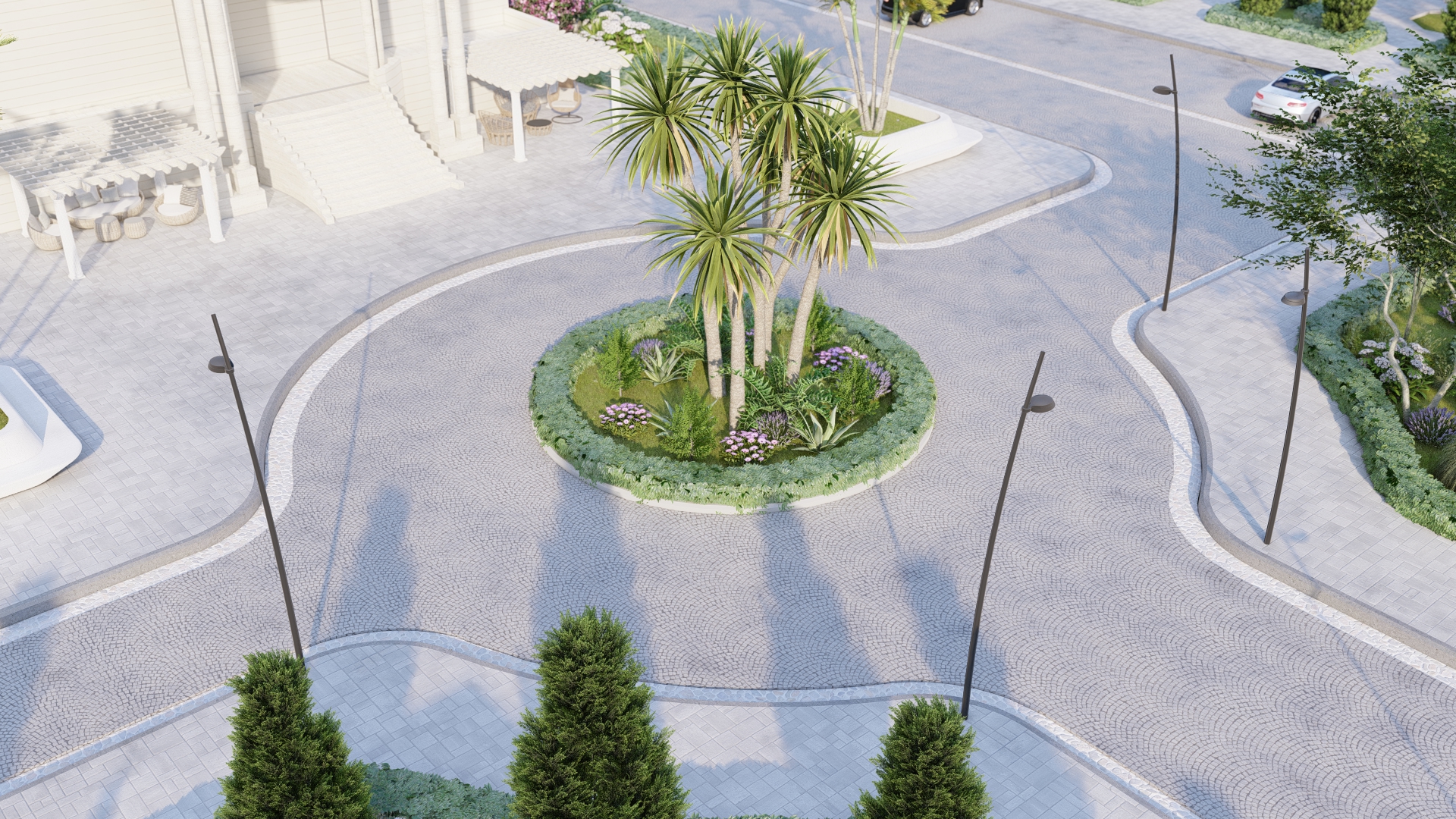 别墅景观设计丨约旦丨Yamen Karasneh-14