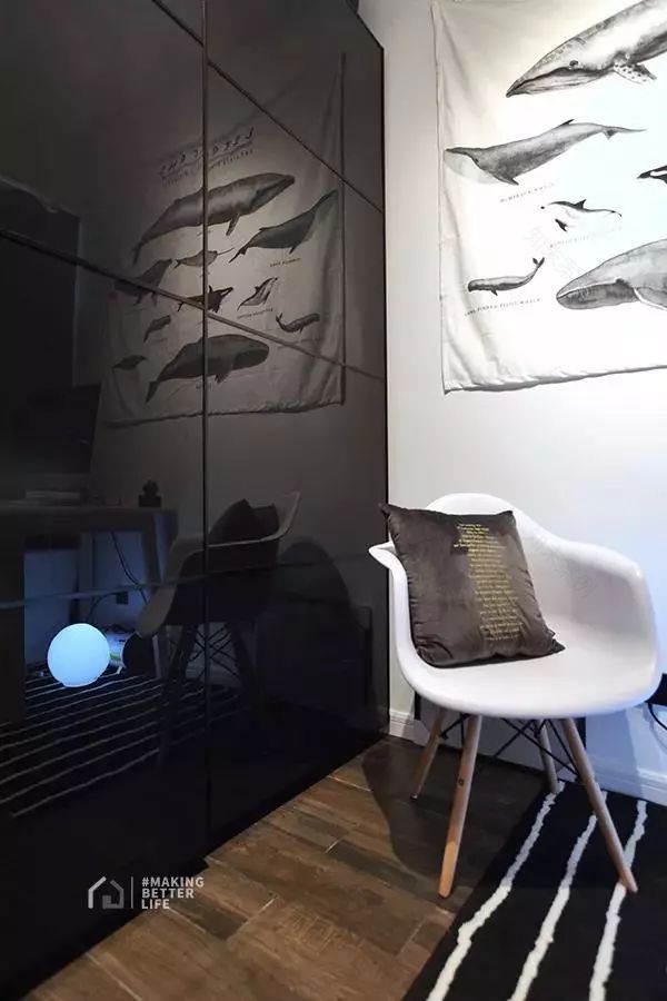 谁说小户型不能多功能!54m²也能拥有mini影院和换衣间-88