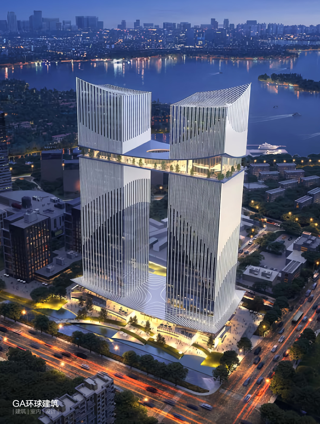 苏州金鸡湖右岸双子楼丨中国苏州丨Gensler 公司-2