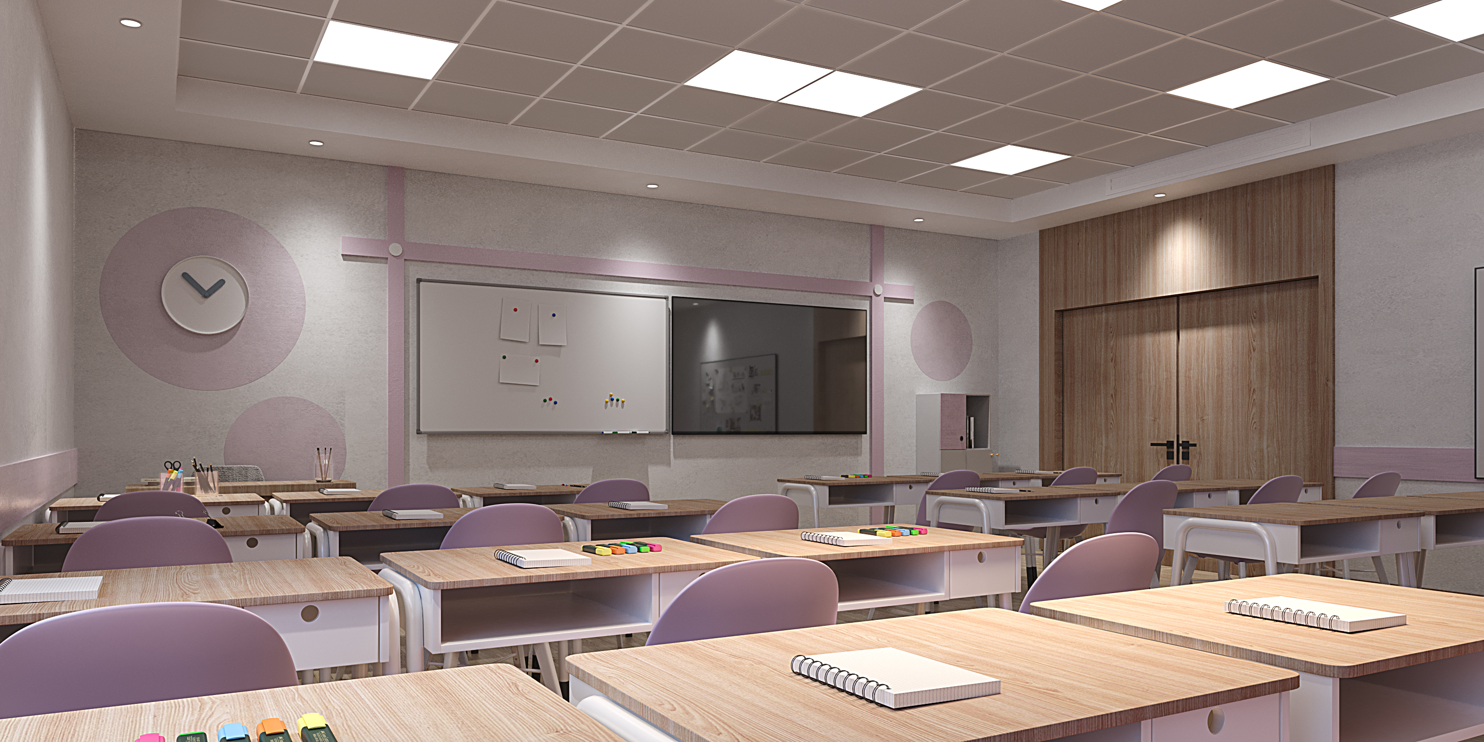 现代小学 学校室内设计丨沙特阿拉伯-33