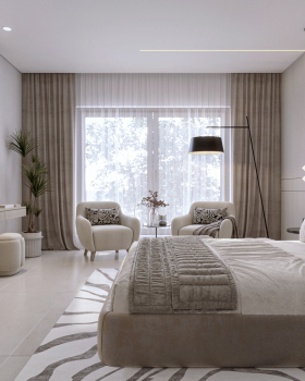 Modern Hotel Room Interior - Hurghada, Egypt