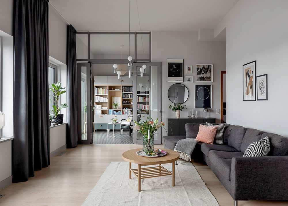 斯德哥尔摩新住宅楼里的阅读室公寓-8