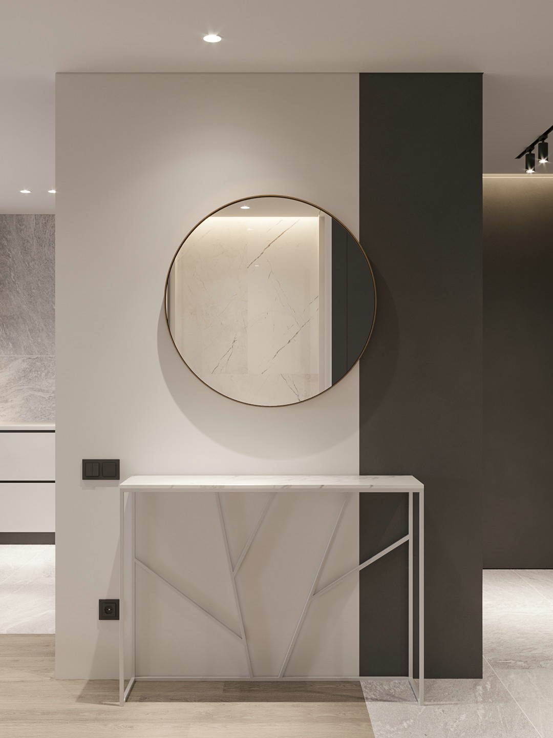 灰色系简约风公寓 既纯粹又有序的生活-0