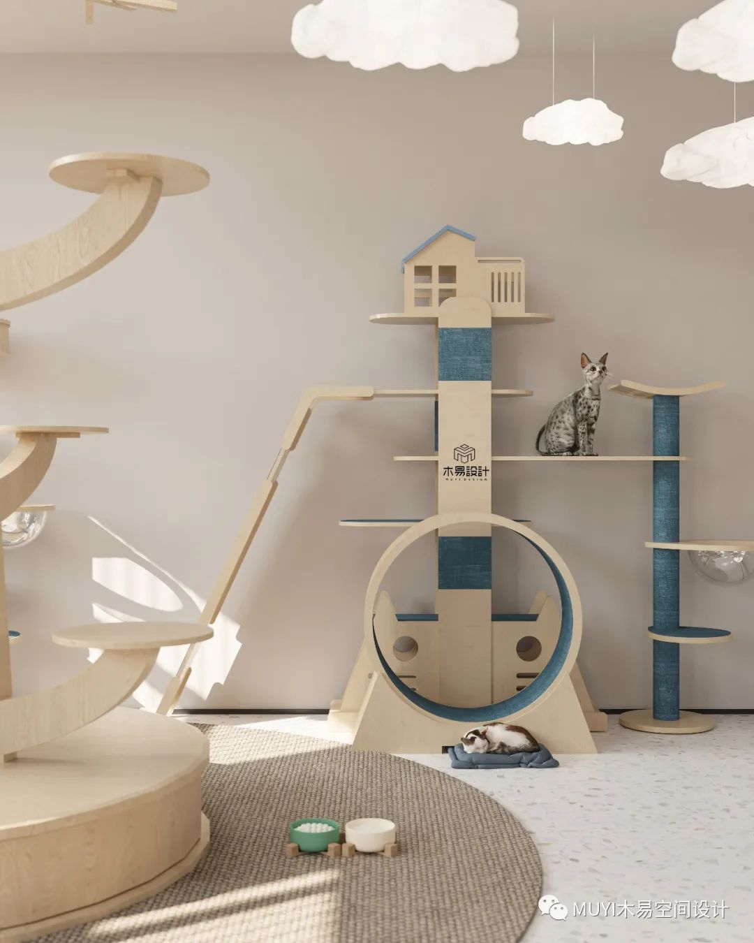 现代网红空中宠物乐园丨中国浙江丨木易空间设计-39
