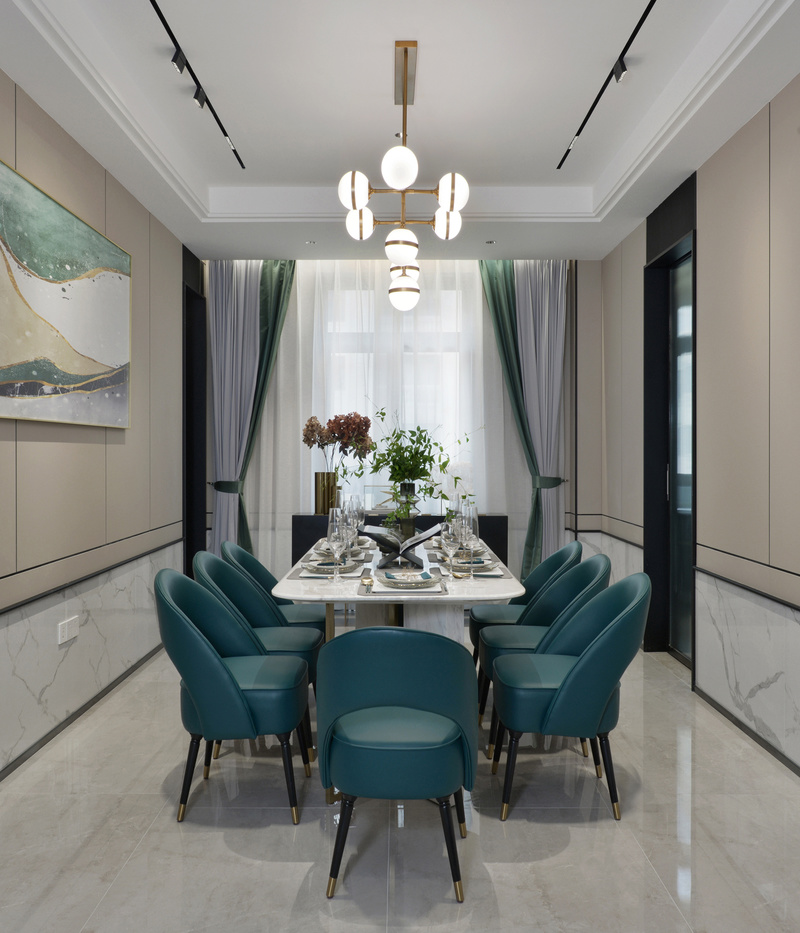 新疆乌鲁木齐·首府公馆A1户型样板房设计丨中国乌鲁木齐丨新疆室内设计联合汇“新设汇”-38