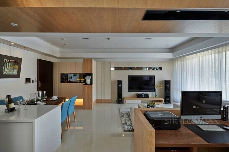 邑品空间设计——感受自然光感与开阔尺度的紓压空间-7