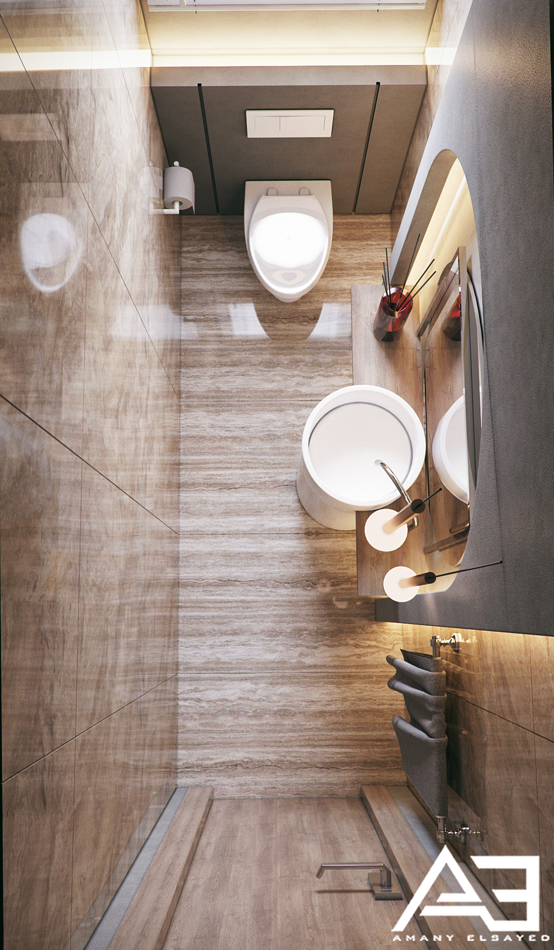带卫生间的客厅丨EgyptCairo丨AMANY ELSAYED-11