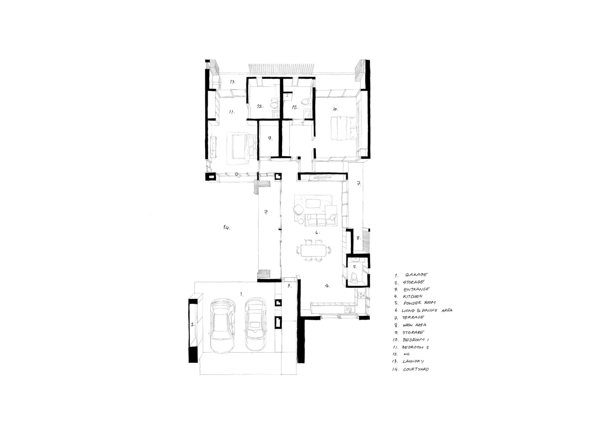 自建别墅丨泰国丨Studio Bewell-14