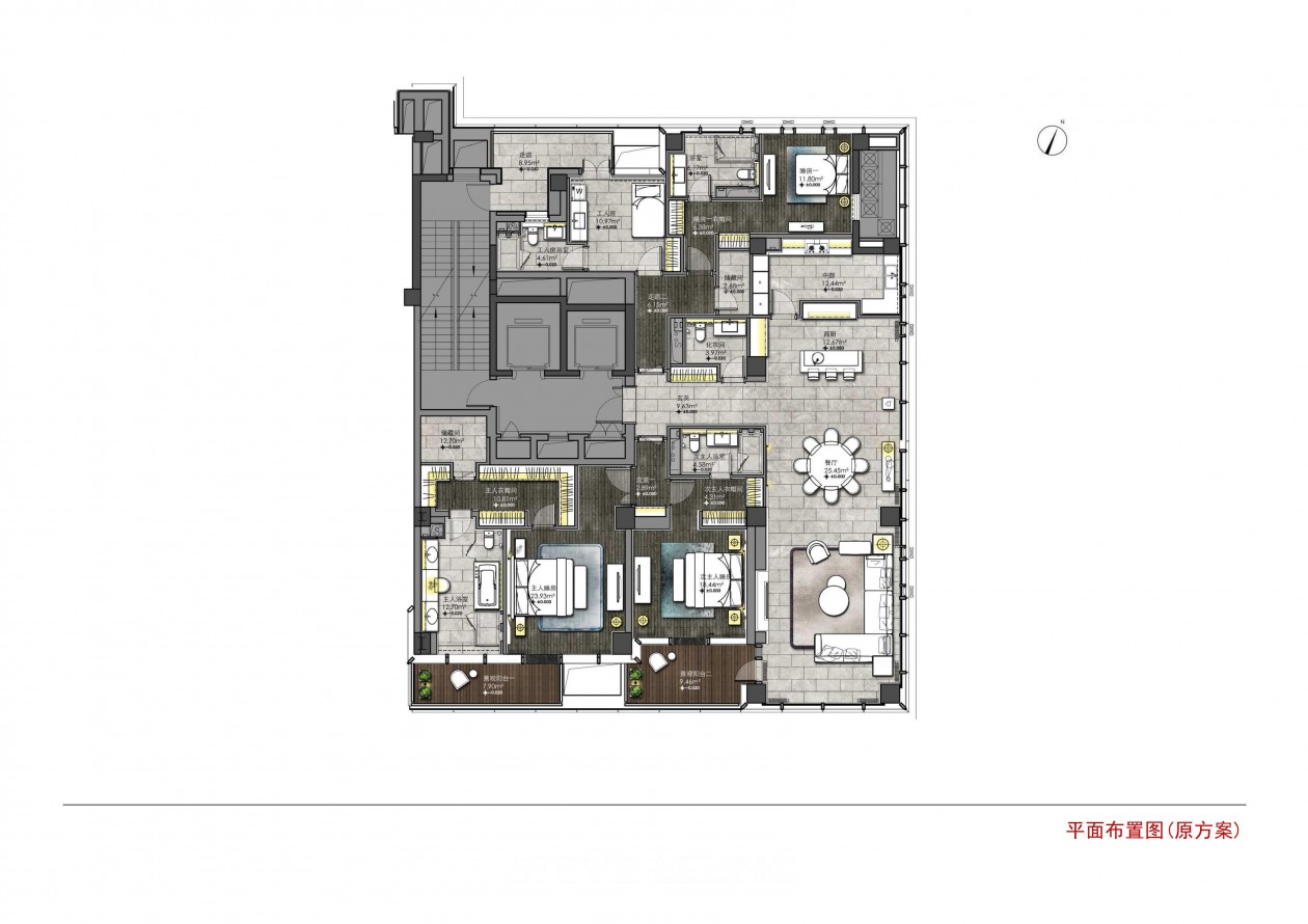 现代别墅设计典范 | 实景+CAD 施工图++ 概念方案-33