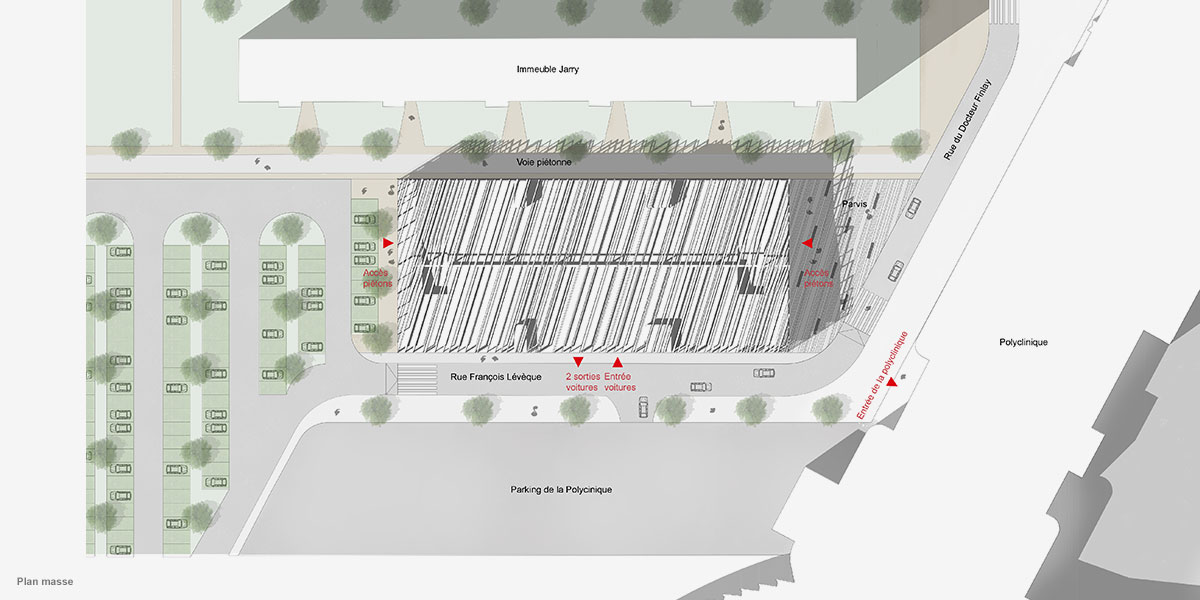 Parking silo au cœur d'un grand ensemble - CoCo architectureCoCo architecture-2