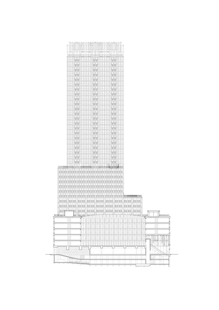 荷兰海牙 De Kroon 办公住宅大楼丨Rapp+Rapp-48