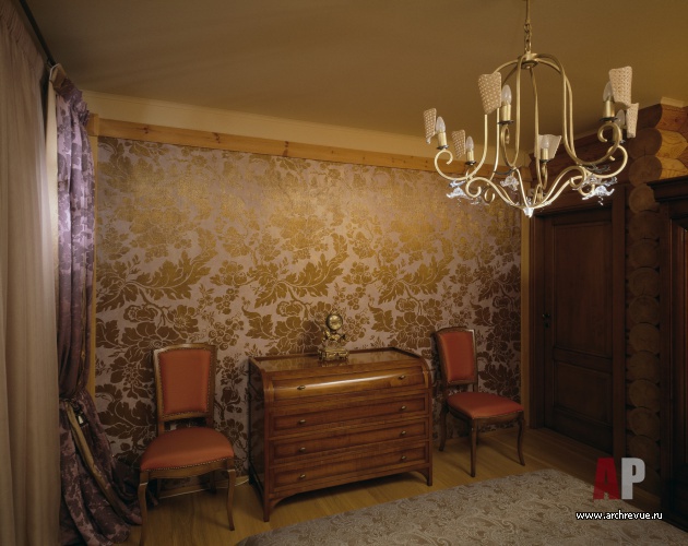 带阁楼和泳池的木结构住宅室内设计丨设计师 Ольга Фрадкина-27