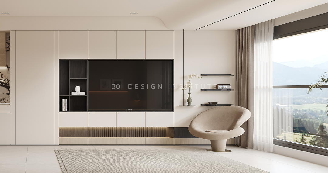 广州东风广场现代简约平层住宅丨中国广州丨301 设计研究所-10