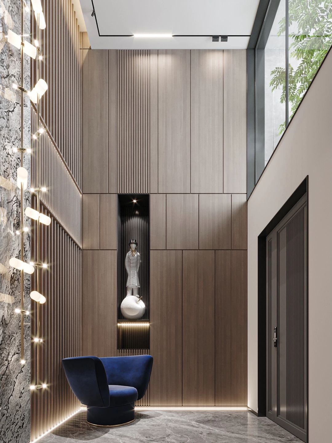 颜值与功能并存的现代别墅，看一眼就爱上-8