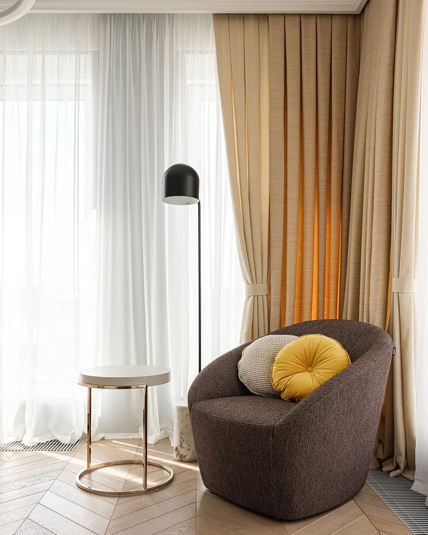 133㎡四口之家室内设计丨Yulia Sokolova-37