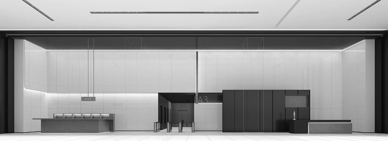 长沙屿大堂·公区,印湘江·印江雅居售楼部X印湘江入户大堂丨中国长沙丨水木言设计机构-18