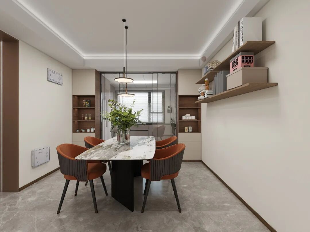 150平三居室现代简约北漂一家晒装修效果图大家都说阳台门洞绝美-9