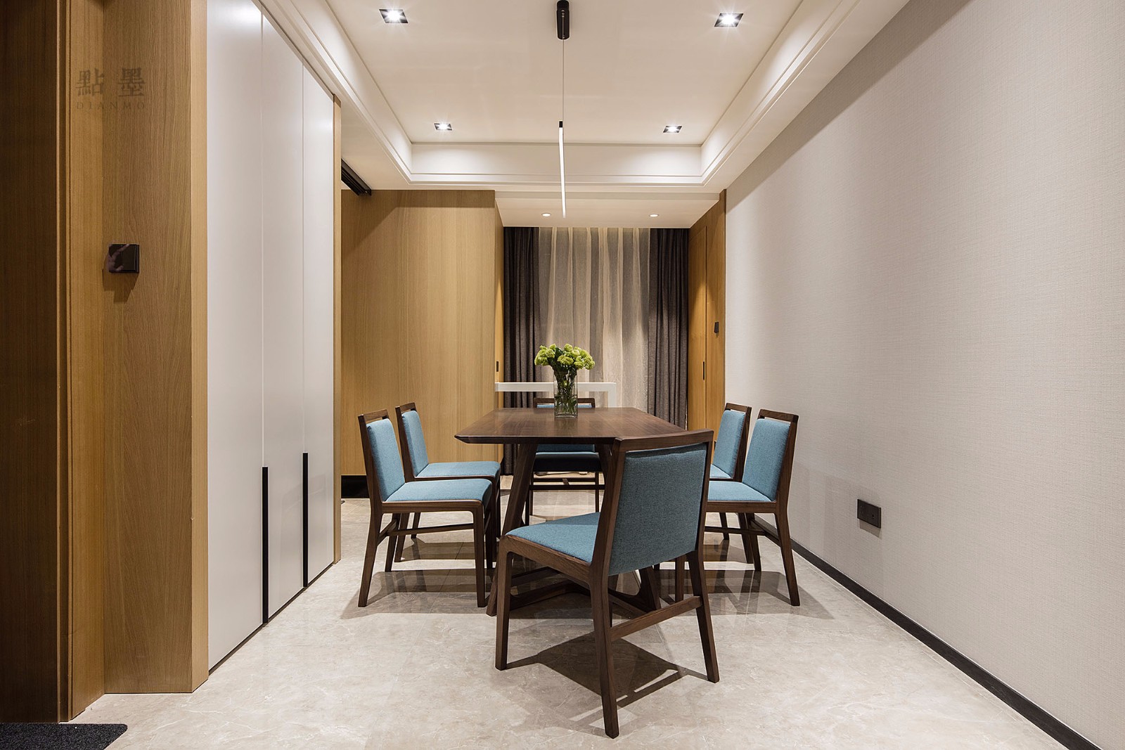 142㎡现代风住宅  点墨设计-8