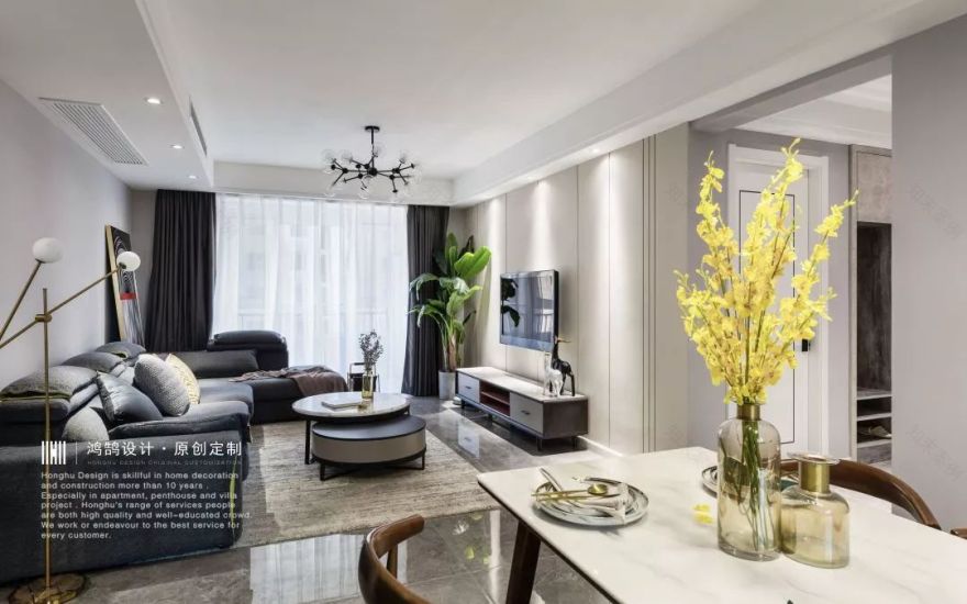 115m²混搭风空间,周洁打造美的工润明湖别样魅力-14