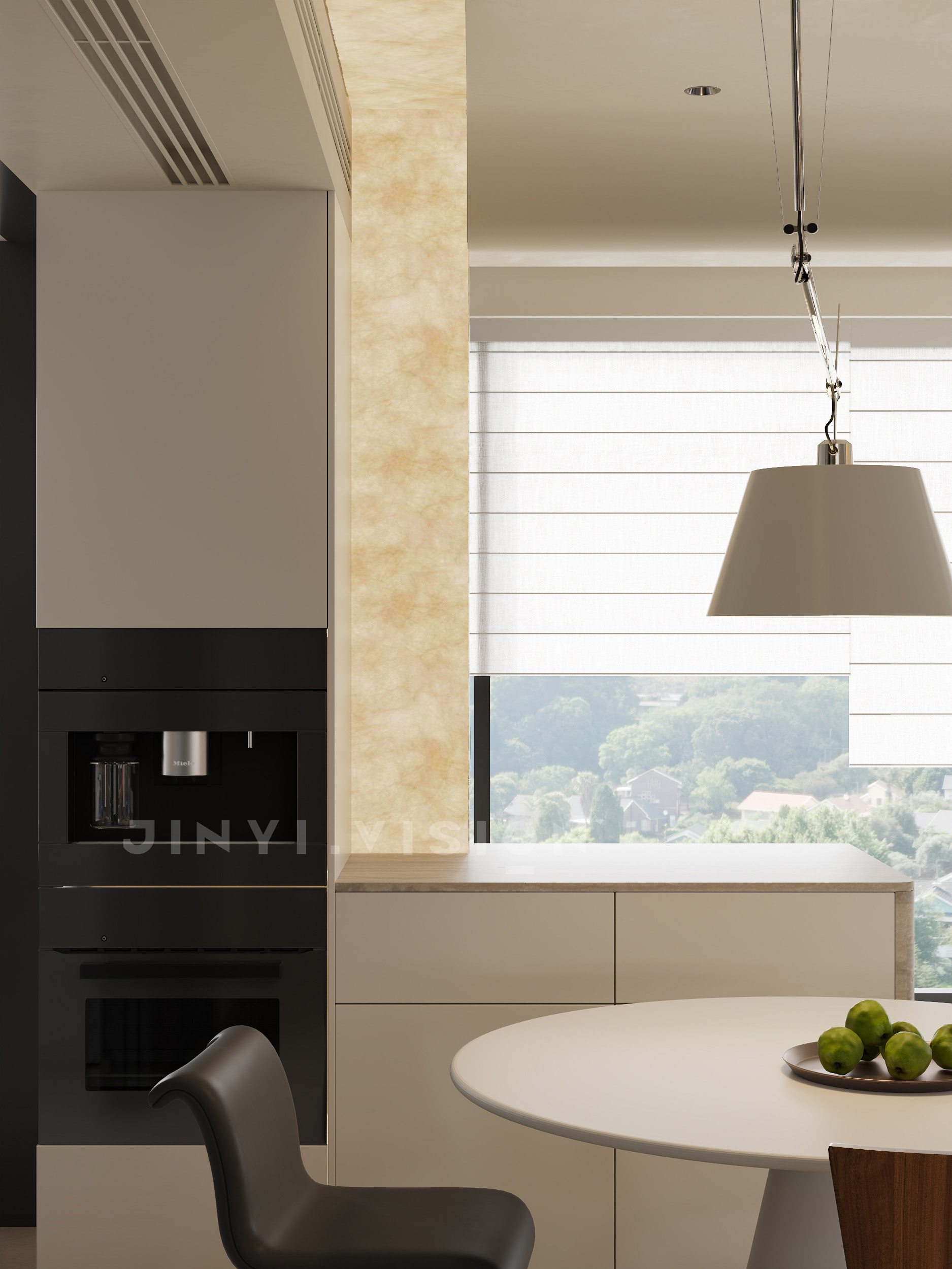 现代简约大宅：低饱和色系里的质感生活-2