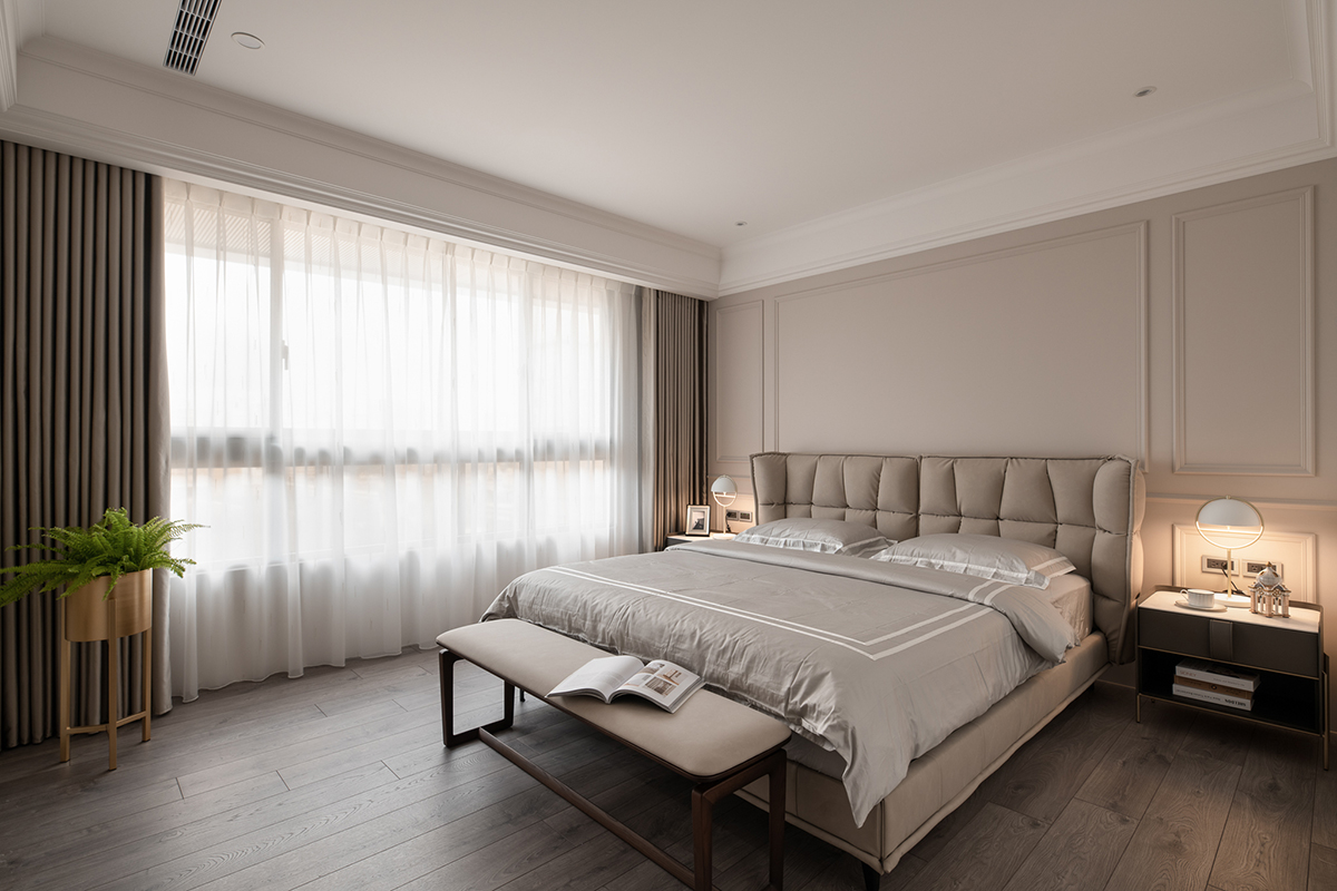 家装设计案例鉴赏——现代简约风度假感三居室-18