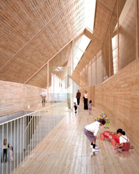 “Concours crèche et locaux parascolaires” – Julien Joly Architecture