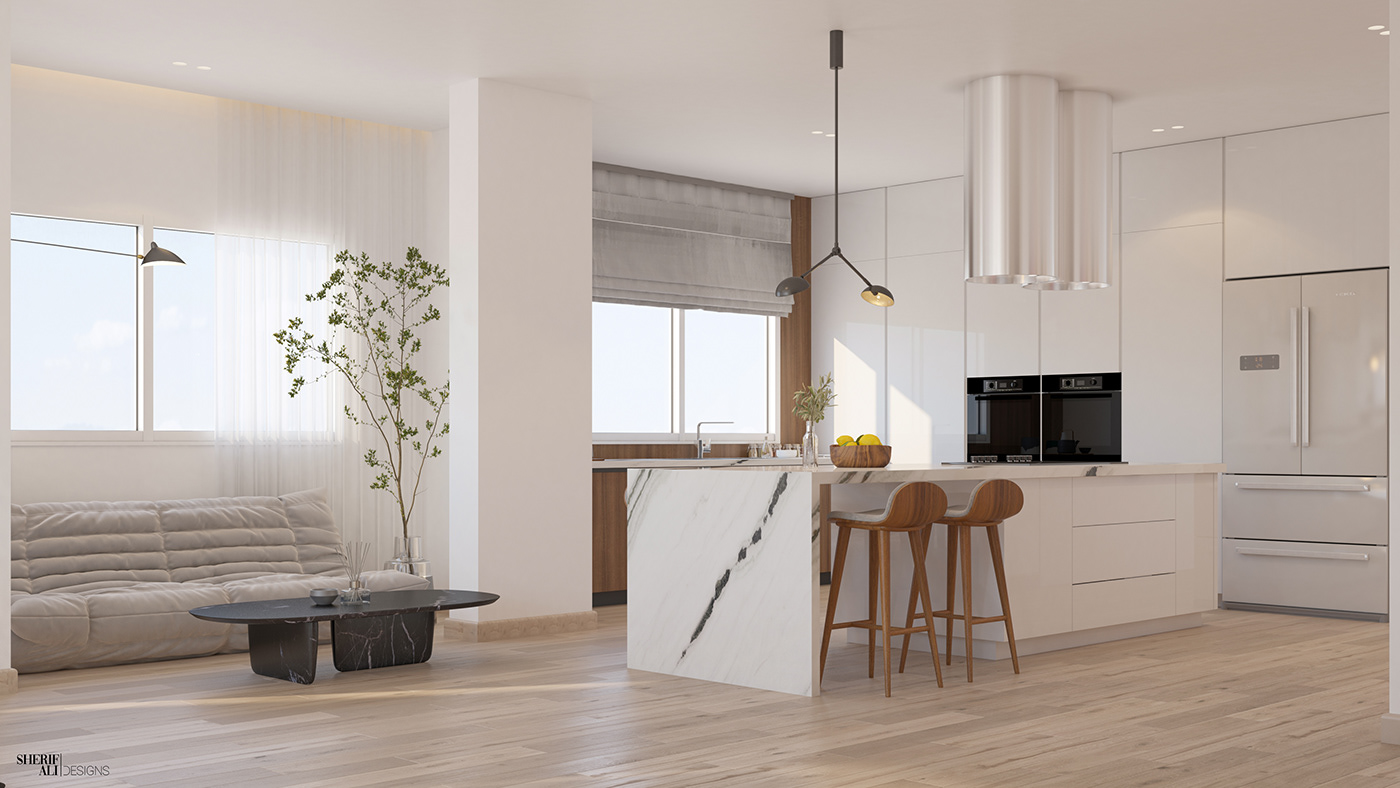 2021 年埃及 Portsaid 极简别墅设计-6