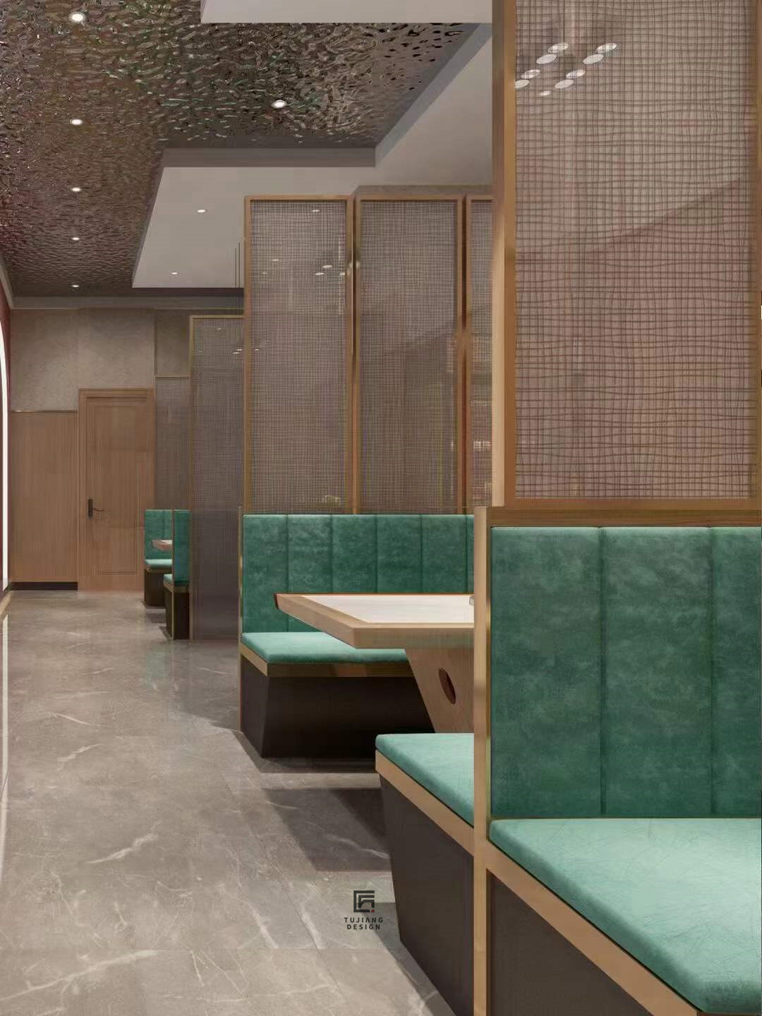 工装烤肉店设计案例｜热情与冰冽碰撞的高级感-4