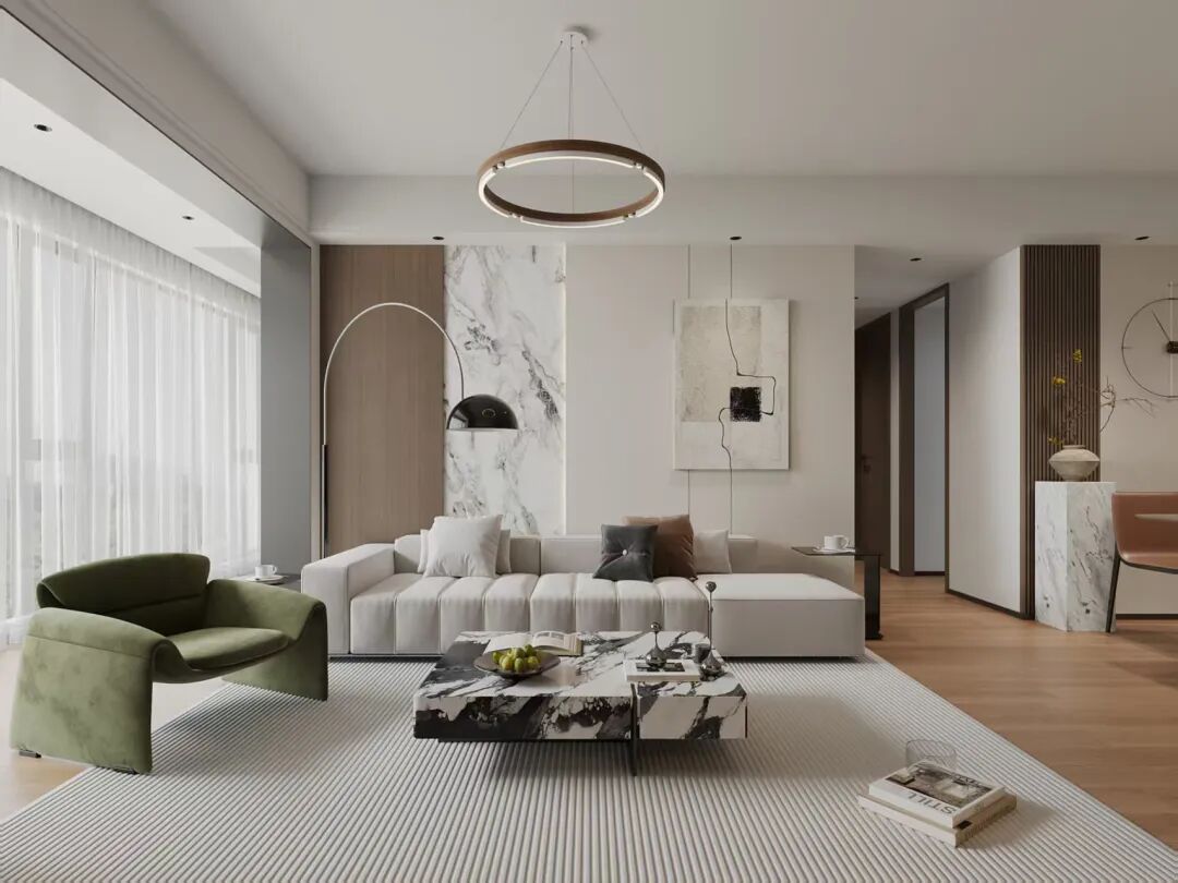 OriginalDesign|作品赏析|润府126，一体化设计+琴房，现代风玩转空间魔法，让小空间也有大格调！-4