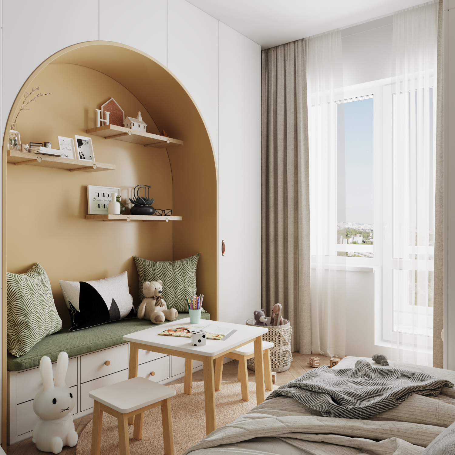 Дизайн трехкомнатной квартиры в минске-20