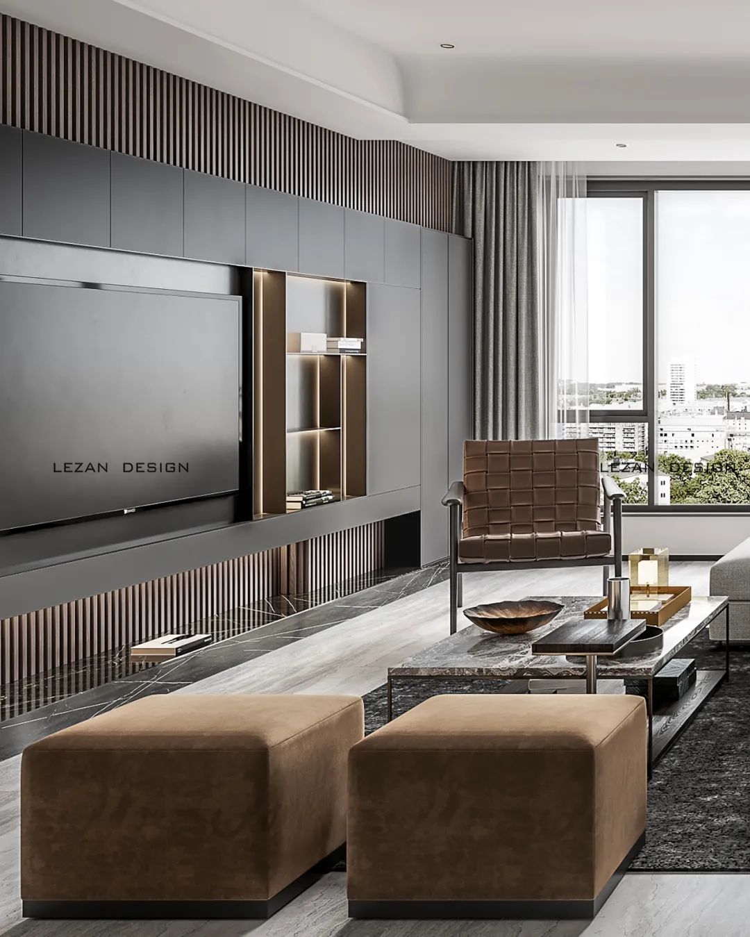 现代质感都市调性丨宁波市乐赞室内装饰设计有限公司-9