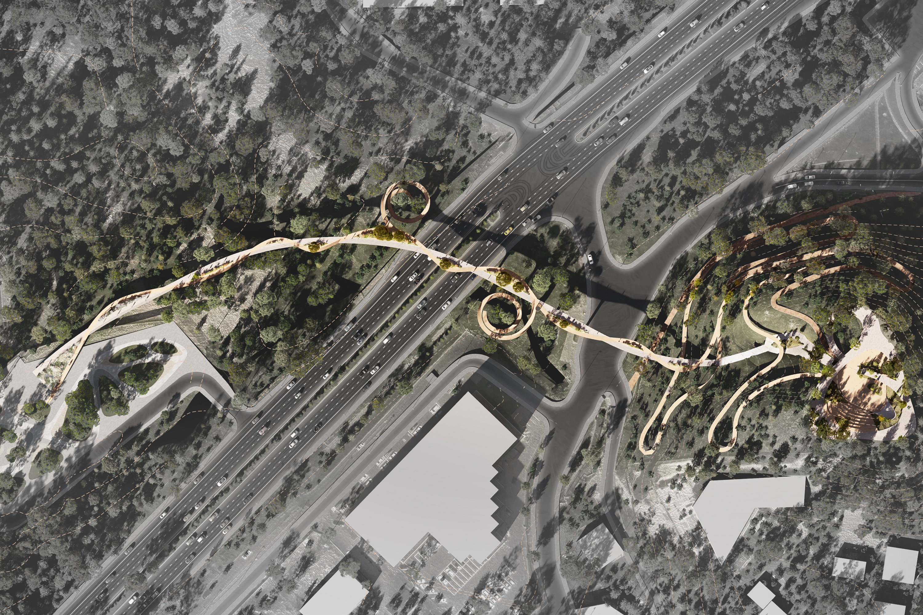 Almaty 行人绿桥丨哈萨克斯坦阿拉木图丨ATRIUM-20