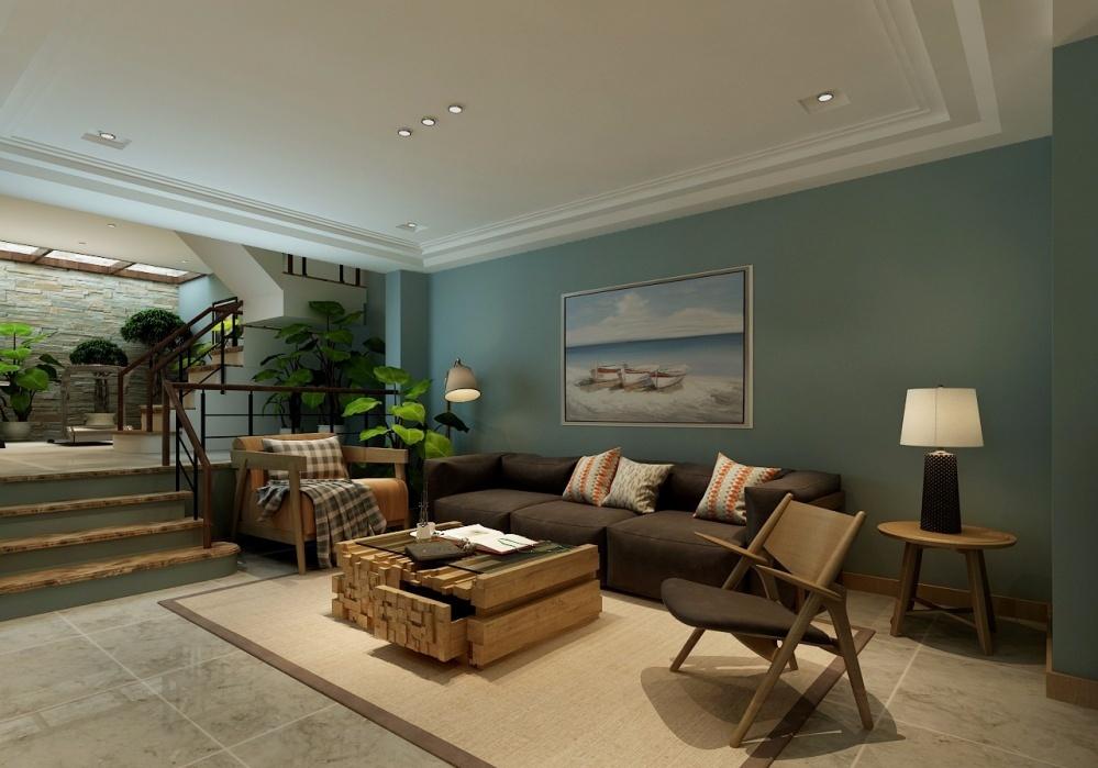 混搭风格跃层住宅设计-11