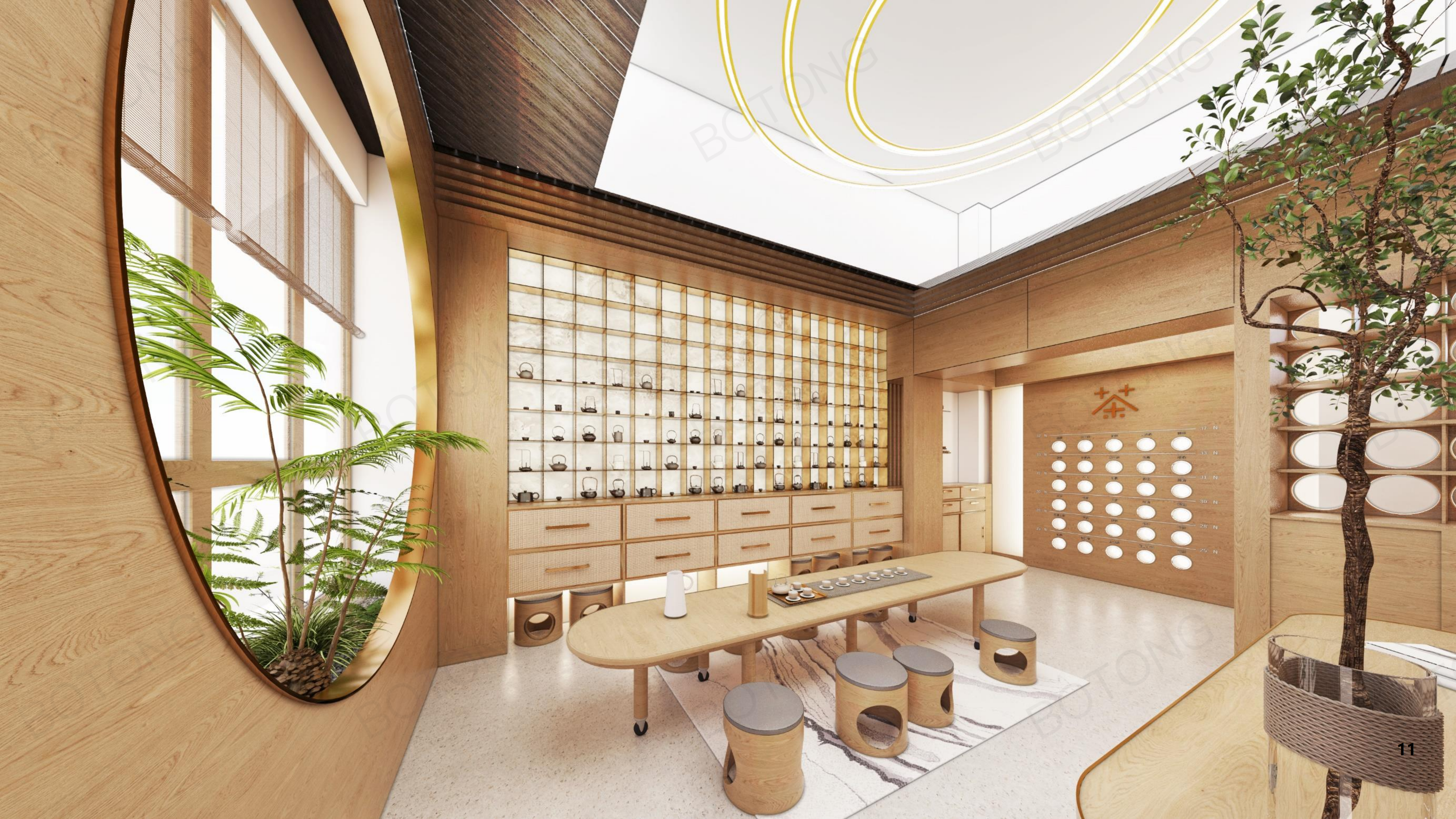 校园文化设计｜ 空间 办公室 茶室 校长室 园长室-2