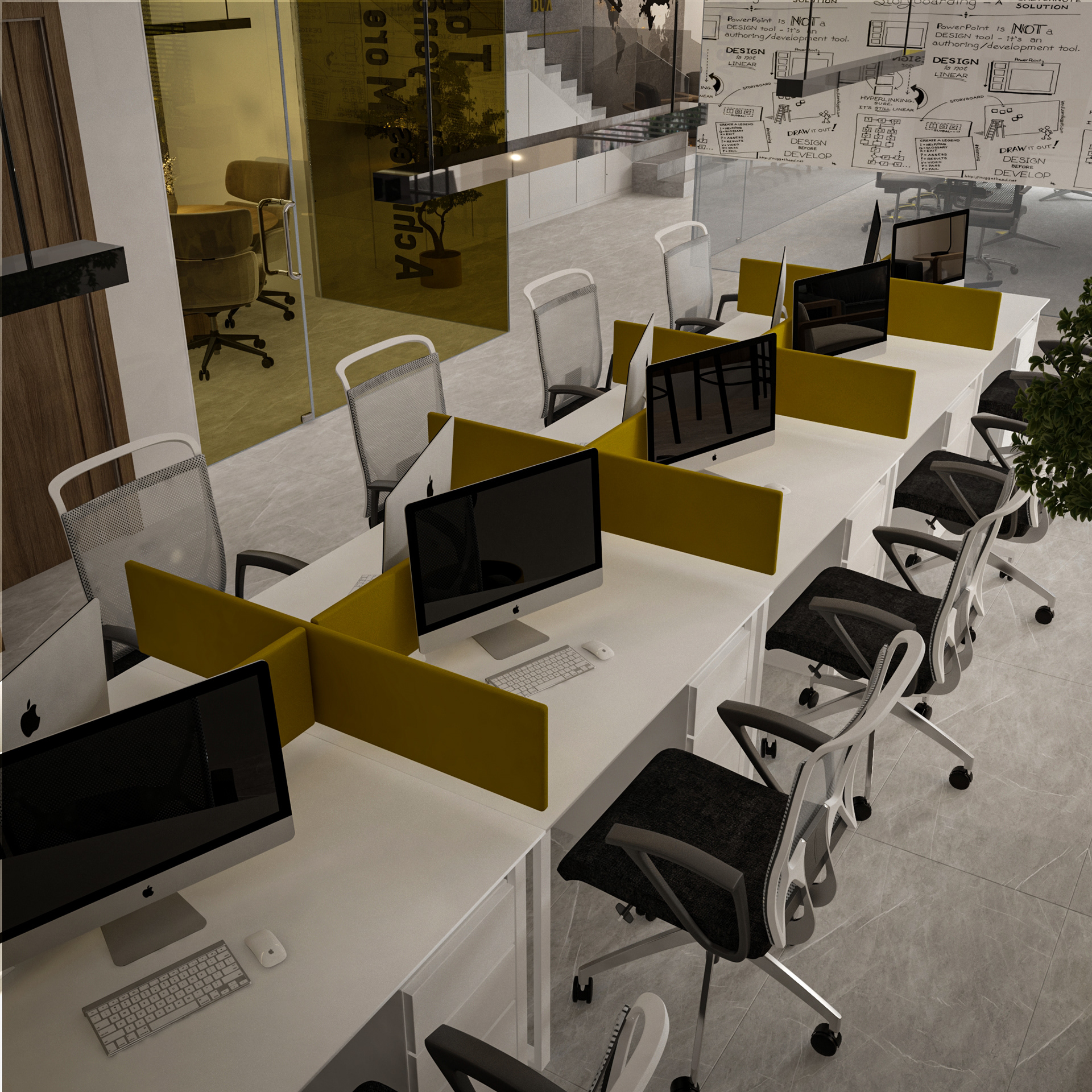 运输公司室内设计项目丨沙特阿拉伯丨Eman Marzouk-13