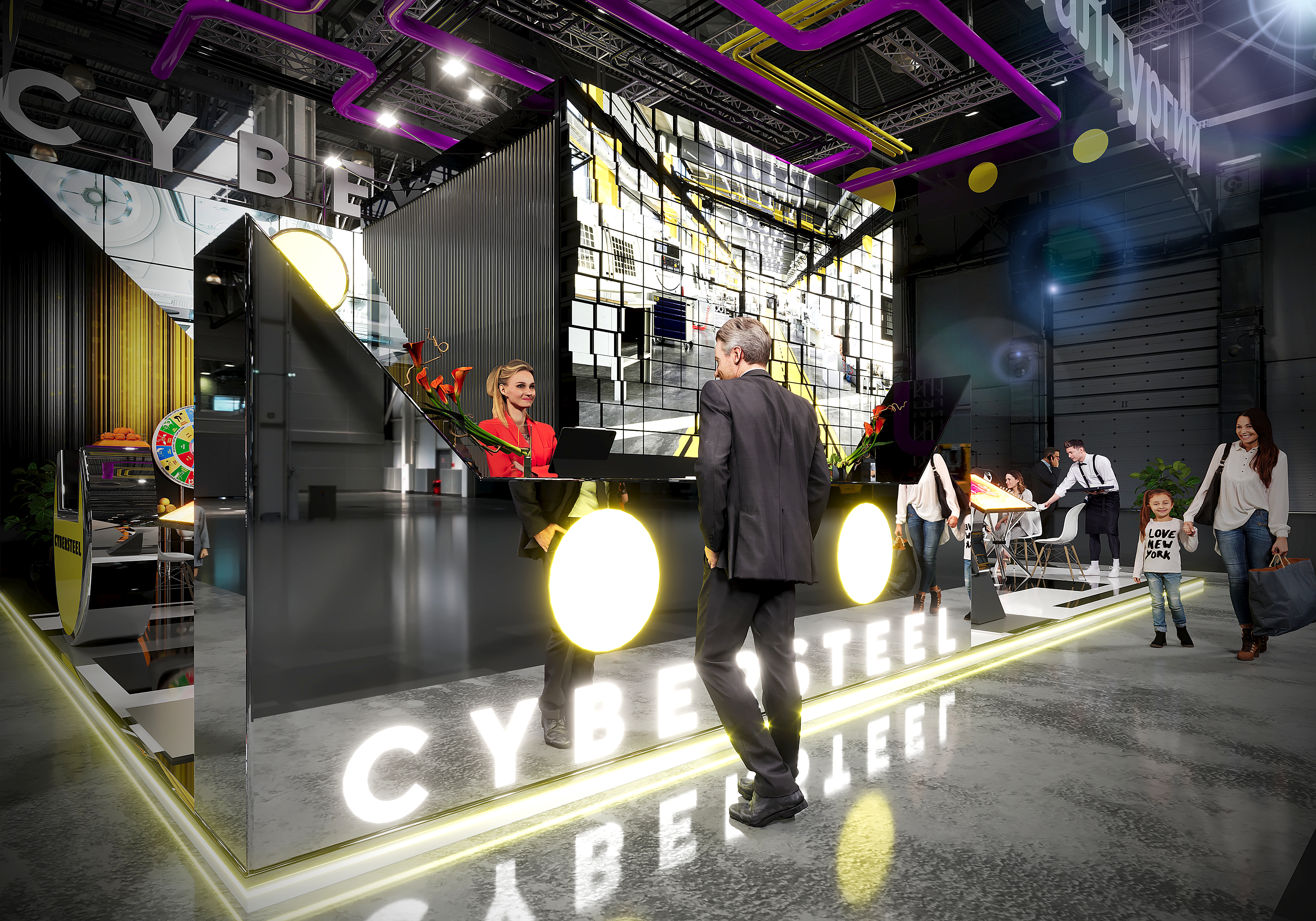 CYBERSTEEL展览展示架设计丨俄罗斯莫斯科丨Michail Koznev-12