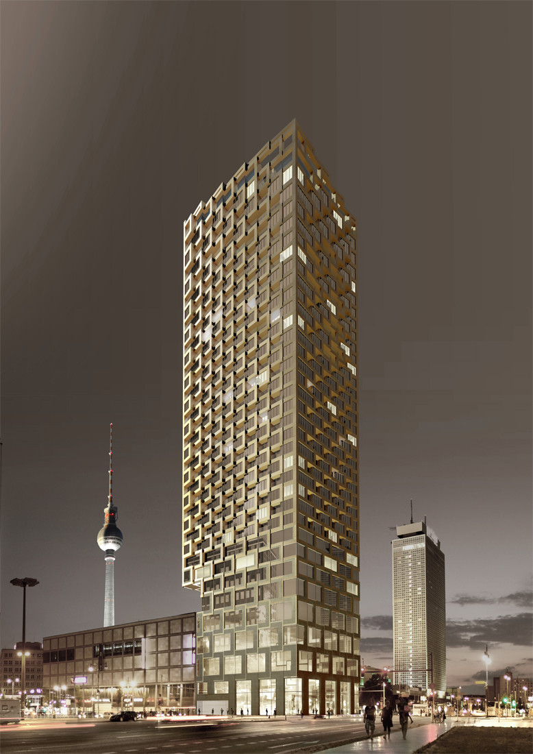 柏林亚历山大广场公寓塔楼丨德国丨kleihues+kleihues,Jan Kleihues-1