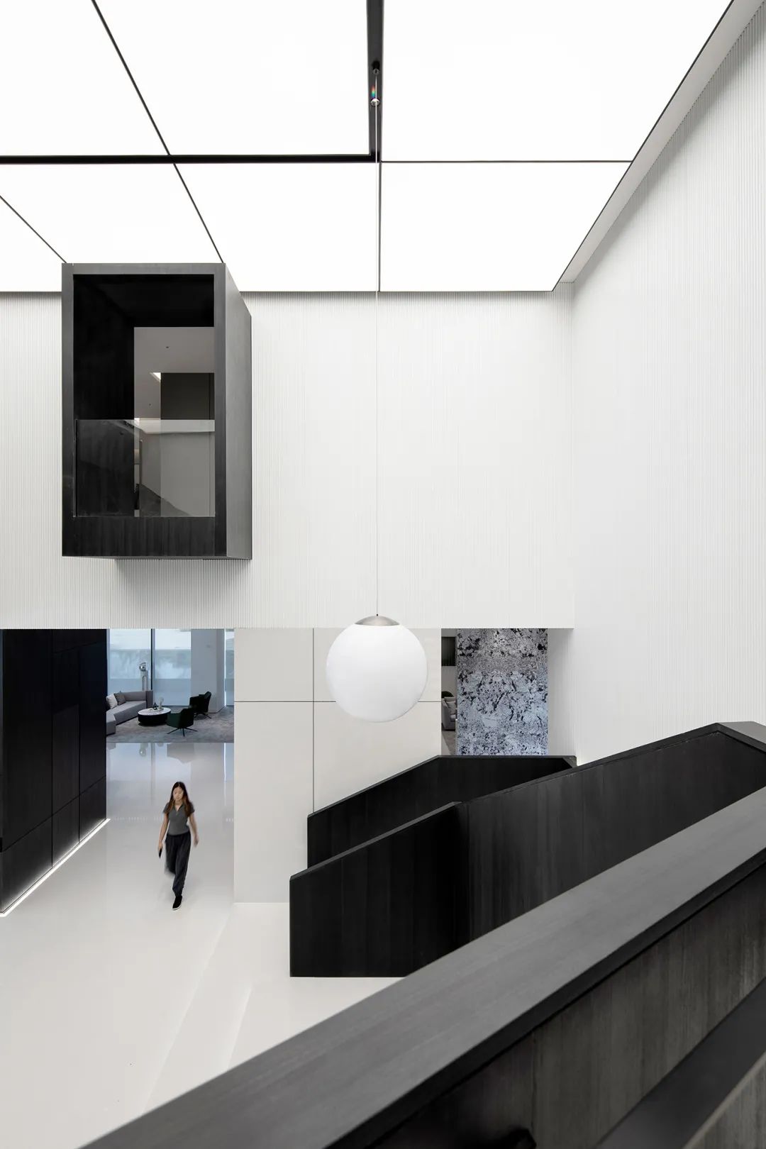 融创南昌·玖玺台销售中心 | 现代简约中的艺术与自然共生-61