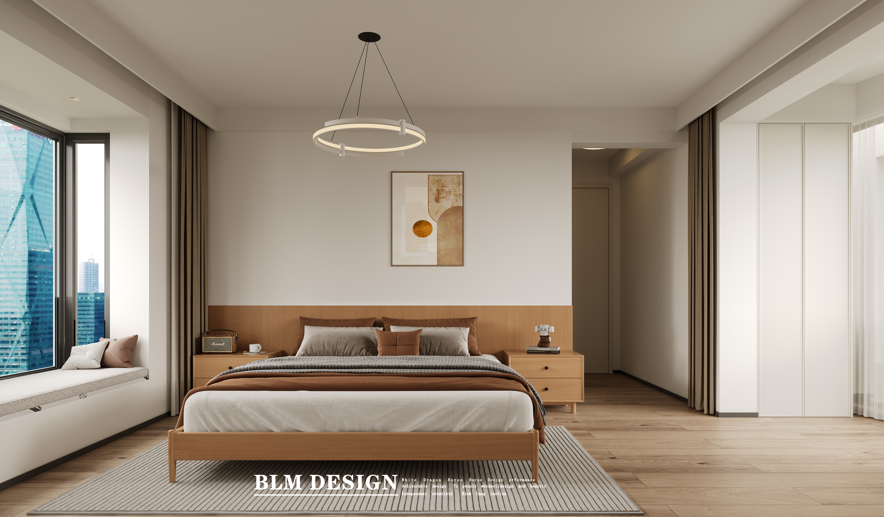 现代原木丨白龙马效果图-11