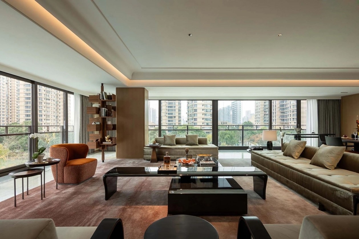 万境设计 |  台州黄岩蓝城明庐平墅样板房290㎡-3