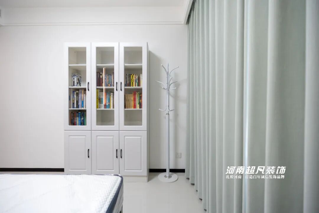 完工首发丨二七区中铁电气化家园，128㎡现代简约，让空间回归纯粹-157