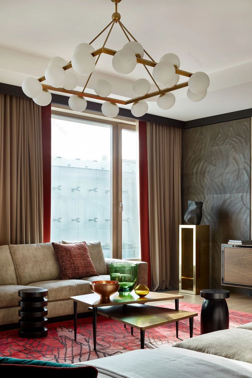 莫斯科370㎡双层公寓设计丨俄罗斯莫斯科丨Decorator N(Natella Mankaeva创立)-72