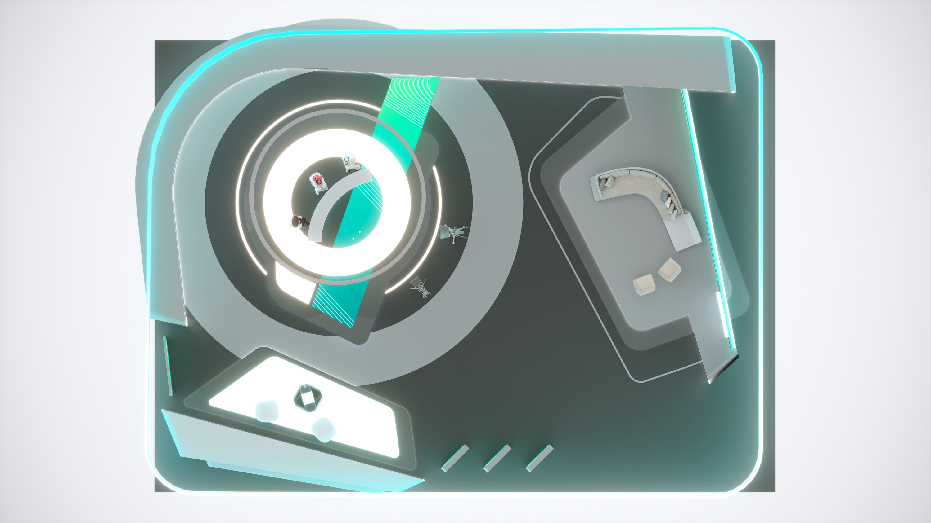 Saudi TV .News Studio .Set Design-17