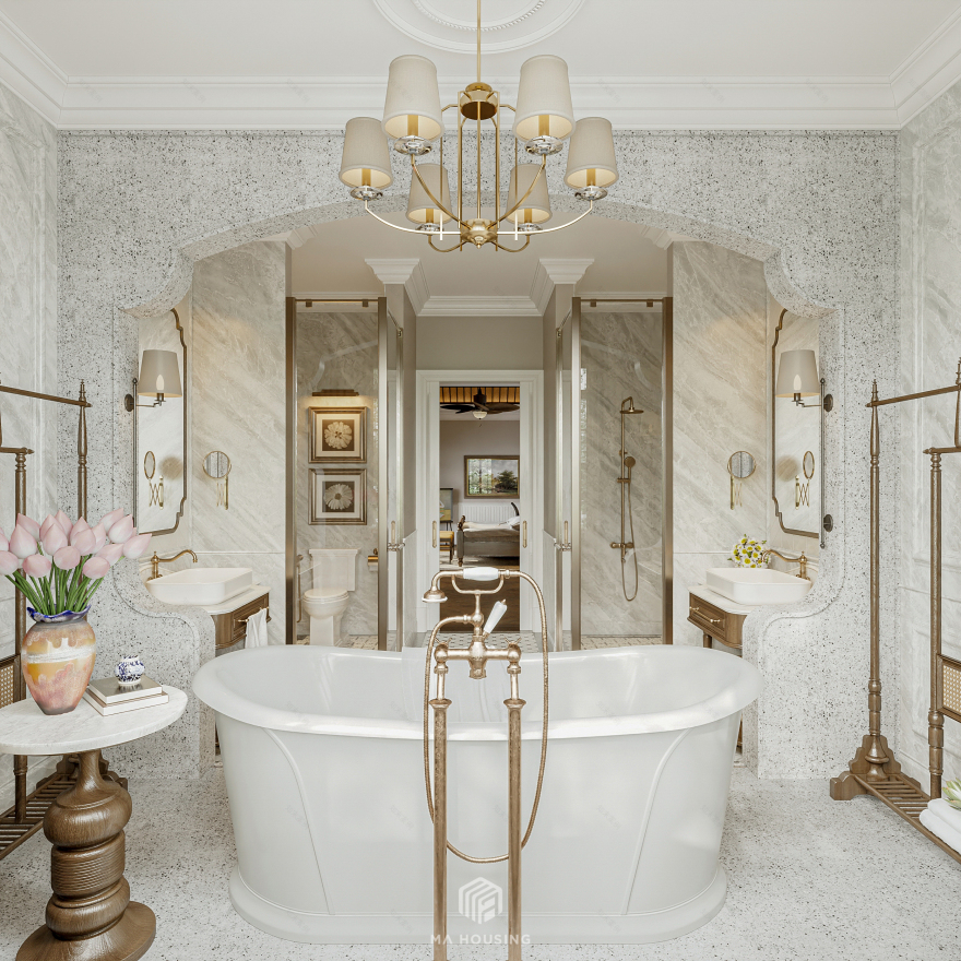 NGUYEN GIA THIEU 别墅主卧室丨越南河内丨MA housing-15