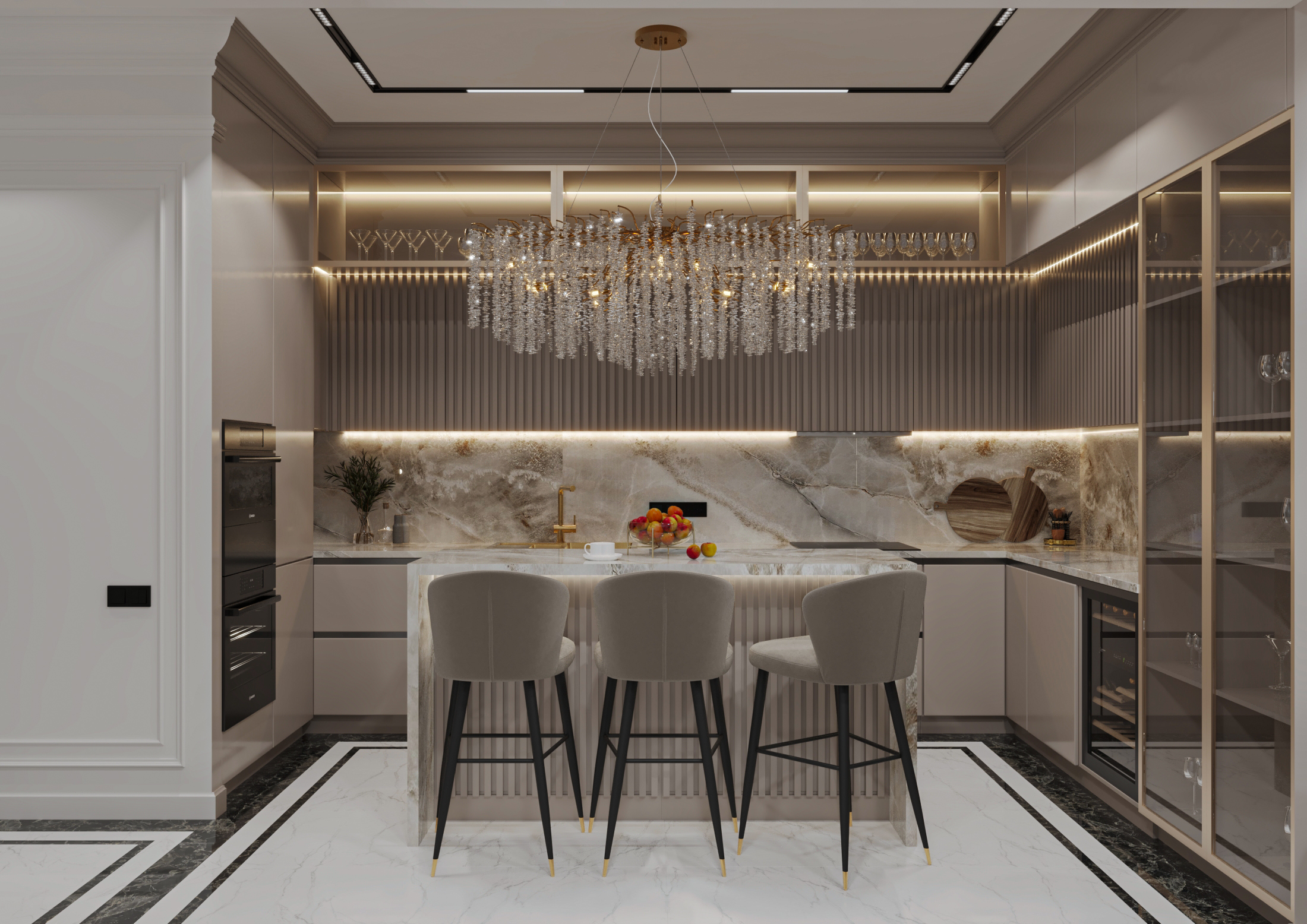 Neoclassic apartment design-14