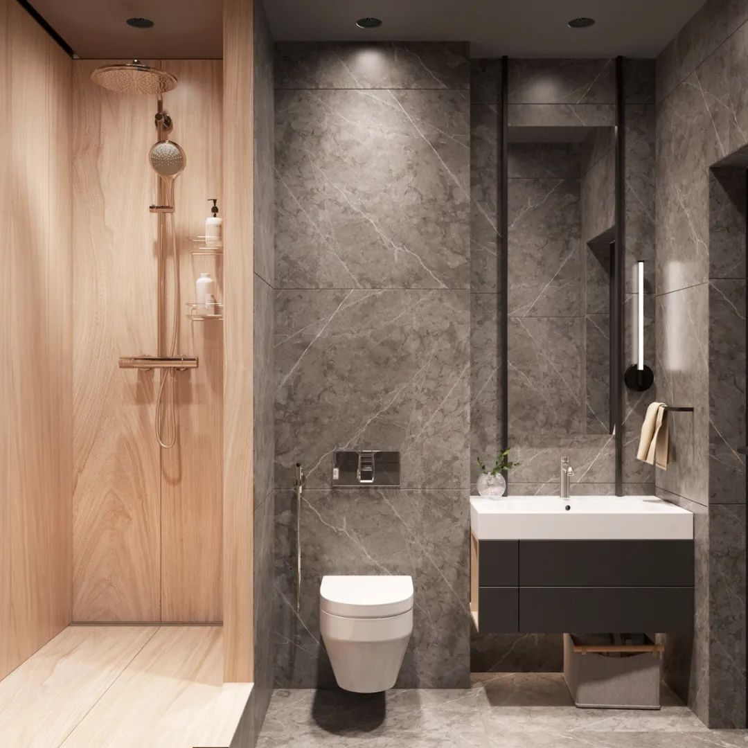 俄罗斯 120㎡原木简约公寓,素雅而精致-22